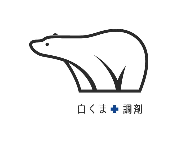 しろくま調剤薬局 桃谷店のロゴ画像