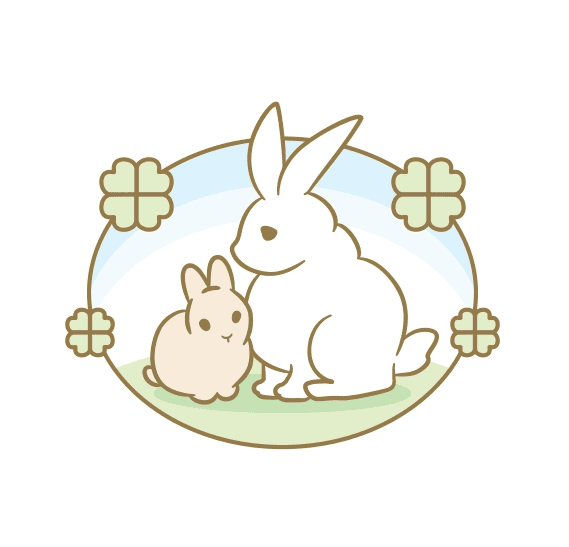 うさぎの丘こころのクリニックのロゴ画像